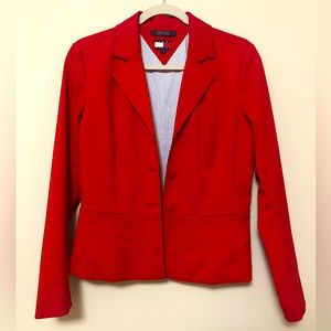 tommy jeans (Tommy Hilfiger) Red Three-Button Blazer